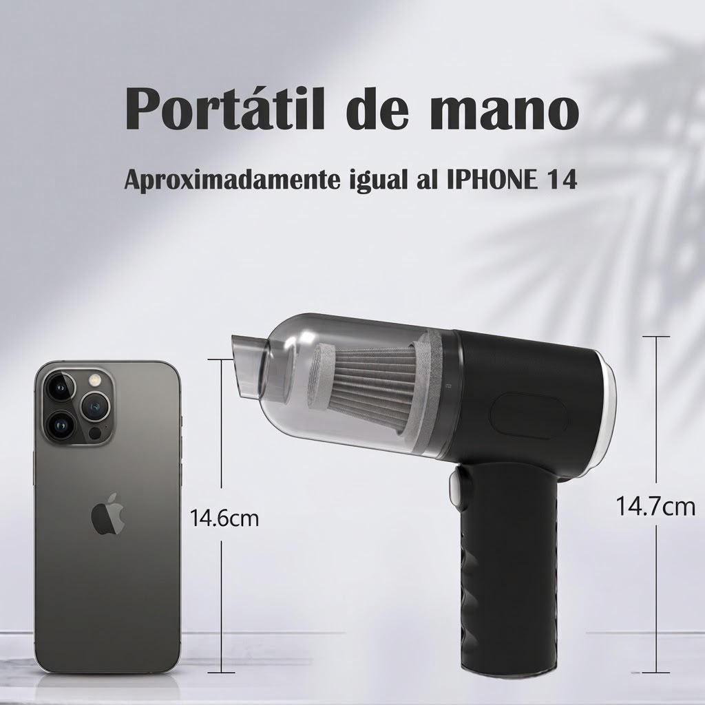 ASPIRADORA PORTATIL TURBOCLEAN PRO + ENVIO GRATIS
