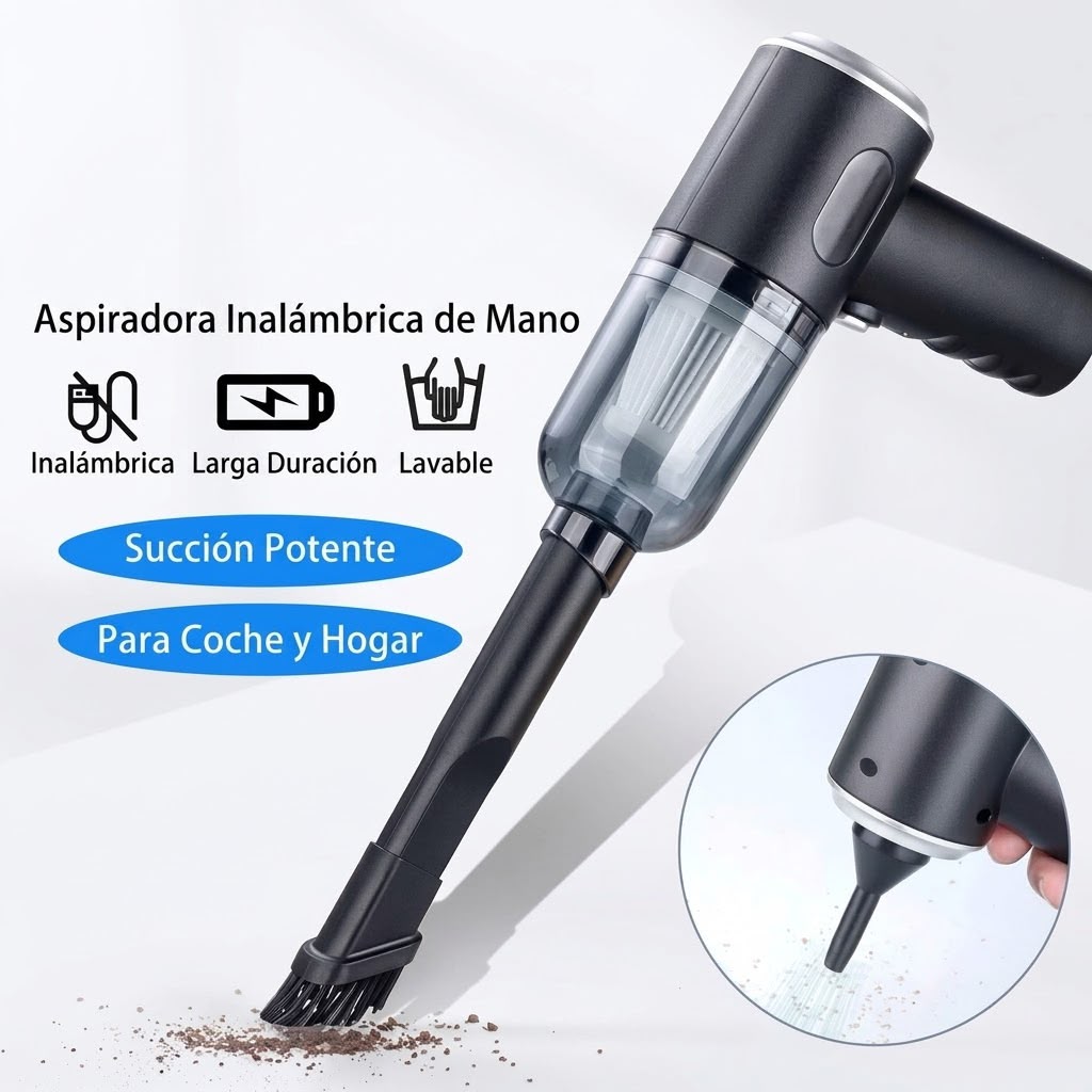 ASPIRADORA PORTATIL TURBOCLEAN PRO + ENVIO GRATIS
